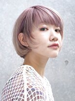 ピークアブー アヴェダ ギンザシックス(PEEK-A-BOO AVEDA GINZASIX) 前上がりボブ×ハイトーン