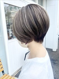 ヘアリゾート クオリア(hair resort Quaria by piece) ハンサムショート♪3Dハイライトカラー☆