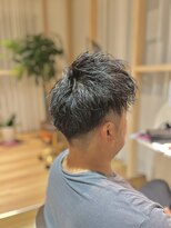 スピカ(Spica)&nbsp;ツイストスパイラルパーマ(メンズパーマ)ソフトモヒカンベース