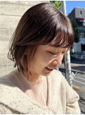 【tricca代官山】インナーカラーベージュ/ボブ