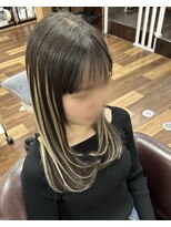 アーチフォーヘア 心斎橋店(a-rch for hair)&nbsp;エクステでたっぷりハイライトメッシュ