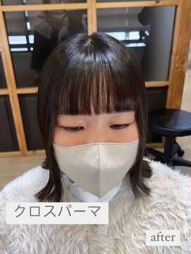 ジャガラ 千葉駅北口店(JAGARA) クロスパーマ【千葉・千葉駅・千葉駅北口】