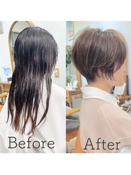 【Hair Make I`ll】 ビフォーアフター3