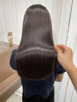 キュア 表参道(CURE)&nbsp;黒髪/グレージュカラー/ココアベージュ/ヘルシーロング[表参道]