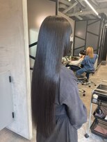 ジーナ 船橋(Zina)&nbsp;髪質改善＊ロングレイヤーグレーベージュ＊美髪【Zina船橋】