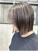 ナチュラルハイライト　ボブ