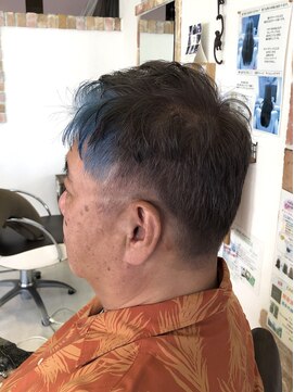 ドゥ スタイル 三国ヶ丘店(Duex Style) ブリーチ無で魅せるデザイン、ブルージュ×ムーンライトブラウン