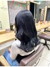 【ブリーチ無し】カット+ブリーチ無しダブルカラー+オージュアトリートメント