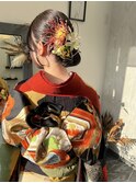 成人式着付け