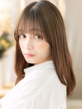 カバーヘア ブリス 北浦和(COVER HAIR bliss) アースカラーワンカールストレートレイヤーh3北浦和20代30代40代