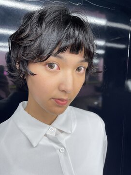 キジ(KIJI) ミニボブ/フェイスレイヤー/ニュアンスパーマ/パーマ