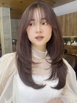 グランド(GRAND) 顔周りレイヤー/大人ベージュ/20代/30代/40代/表参道【古岡】