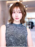 20代30代切りっぱなしボブ/髪質改善ボブ/顔周りレイヤーカット