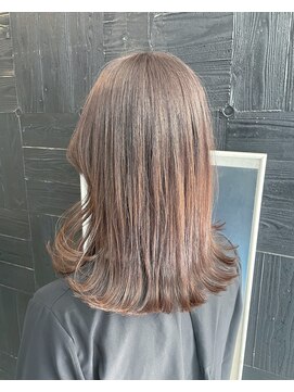 リュクス(LUXE) セミロング×アッシュベージュ