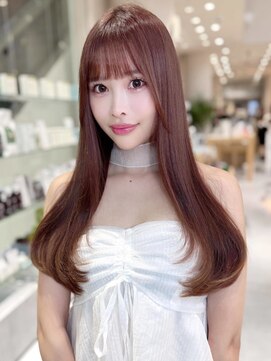 ミンクス ギンザ セントラル(MINX ginza central) ★ホワイトグレージュミニウルフデジタルパーマチェリーブラウン