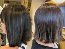 白髪ぼかしハイライトで白髪を活かした大人上品スタイルに♪