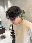 センターパートツイスパ