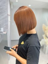 アルドーレフィエロ シンサイバシ(Ardore fiero shinsaibashi)&nbsp;オレンジベージュ☆タッセルボブ☆20代30代40代