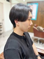 アドラーブル 駅南店(adorable)&nbsp;センターパートソフトツイストパーマメッシュマッシュウルフ