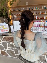 アチーブティルスマートサロン 豊川末広通店(achieve till Smart Salon)&nbsp;#編み下ろしヘア