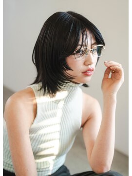 シエカ(CIECA.) 小顔/オリーブグレー/ココアベージュ/黒髪/レイヤー