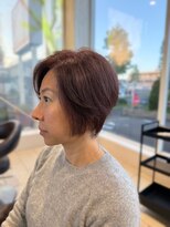 アース 土気あすみが丘店(HAIR&MAKE EARTH)&nbsp;ピンクブラウンショートヘア