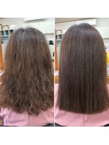 ヘアーズ サエミ 梅雨対策の髪質改善縮毛矯正♪