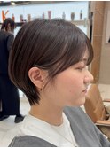 ☆イメチェン大人マッシュショートカット毛流れ原宿30代40代