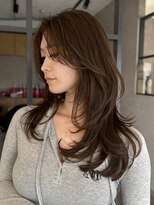 エトワ 中央店(etoi)&nbsp;大分ハッシュカット胸上鎖骨下ミディアムレイヤースタイルかるめ