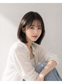 グレージュ×韓国ヘア