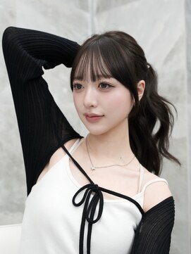 マウル トーキョー 銀座(MAEUL TOKYO) 面長解消顔まわり似合わせ前髪韓国レイヤーグレージュ｢銀座｣