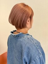 ラレヴ(Le Reve)&nbsp;ブリーチカラー ショートボブ ハンサムショート ベージュ