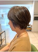 ナチュラルショコラブラウン×ショート