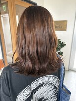 ティア ヘアデザイン(Theia hair design)&nbsp;ミディアム×ブラウンベージュ
