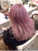 ホワイトピンクグラデーション