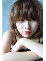 ソルト(Salt)&nbsp;大名<Salt>くせ毛風パーマ×グレージュカラー(OKABE)