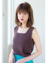 アンアミ オモテサンドウ(Un ami omotesando) 【Unami】大人カジュアル ミディアム 工藤 由佳