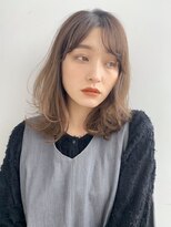 【GARDEN武田美奈】ふんわりミディアムレイヤー×透明感カラー