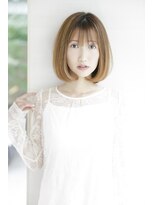 ルルディ バイ アフロディーテ銀座(luludi by APHRODITE) 黒髪/グレーベージュ/レイヤーロング/前髪パーマ/銀座