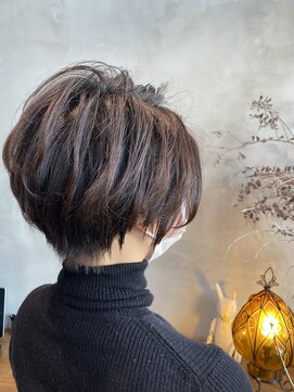 グランツ(GLANZ) ショート[メンズライク/グレージュカラー]◎30代40代