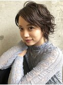 アンニュイパーマ×ショート