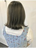 【ARCH 竹田】外ハネミディアムボブ　オリーブグレージュ◎