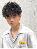 スペインカール/スパイキーショート/フェザーパーマ/フェード×
