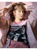 柔らかピンクベージュのイヤリングカラー