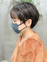 テトヘアー(teto hair)&nbsp;マッシュショート、オリーブベージュ、ベリーショート