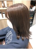 【艶髪】プレミアムイルミナカラー使用ミルキーベージュ