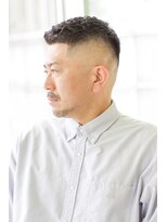 にもう&nbsp;アイロンパーマ　会社員OK ニュアンスパーマ　スキンフェードBs