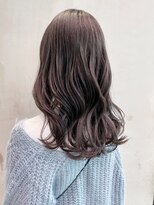 アイティーバイアルバム 松戸店(IT by ALBUM) ラベンダーグレー_外ハネボブセクションカラー_ba367511