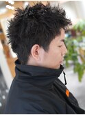 ベリーショート大人男子パーマ