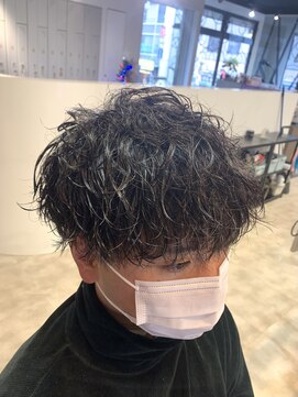 アウル 心斎橋(owl) マッシュ×波巻きスパイラル×ツイストスパイラル×メンズパーマ